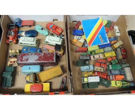 A quantity of unboxed diecast vehicles including Matchbox; Corgi and Dinky (a lot) ++generally playworn