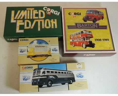 CORGI - limited edition 97107 Bedford OB Murgatroyds coach in original box with certificate and together with boxed 1908 - 19