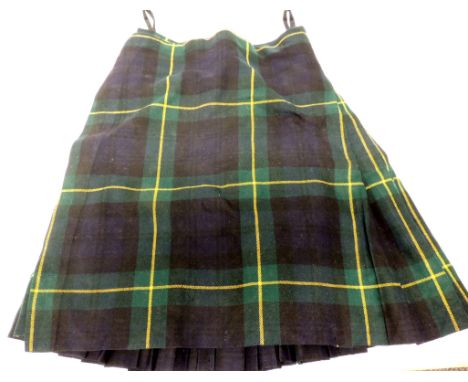 A Black Watch kilt by Meyer and Mortimer, c.1945 made for Capt R Chaytor