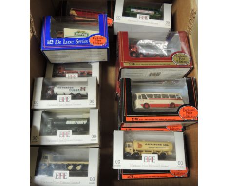 Exclusive First Editions - a quantity of boxed diecast models, buses and commercial vehicles