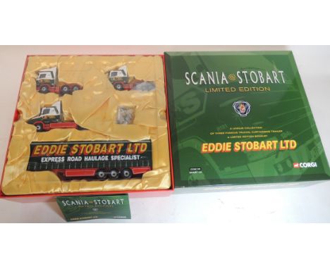 CORGI - Scania @ Stobart limited edition boxed models with certificate ++mint/boxed