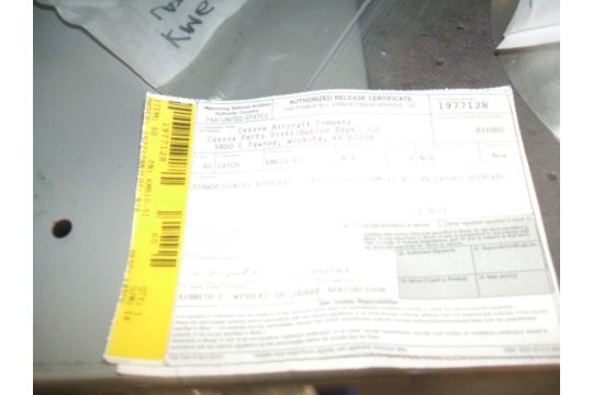 LOT} Cessna Parts {FOR COMPLETE LISTING OF INVENTORY GO TO WWW ...