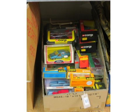 Corgi Toys, Dinky Toys and Solido, largely in original window boxes 