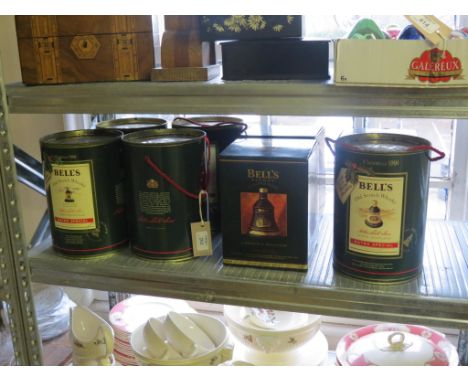 Bell's Old Scotch Whisky, eight bottles, 70cl., Christmas collector editions in presentation packaging