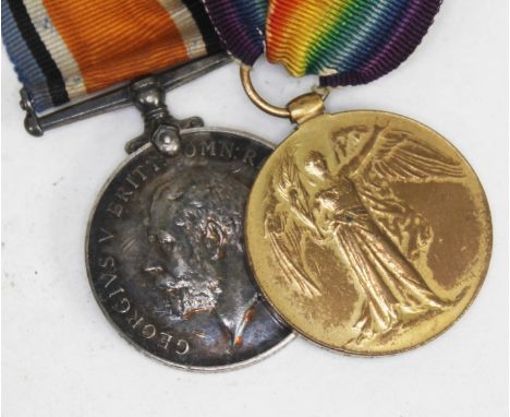 A WWI pair awarded to L 7792 H W J GODFREY O S 3 R N 