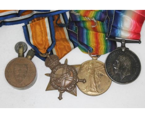 A WWI trio awarded to 10780 PTE J JACKSON S LAN R