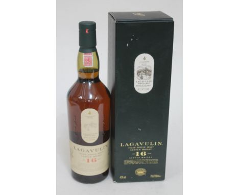 Lagavulin 16 year old Ilay single malt Scotch whisky, 70cl, 43% vol. 