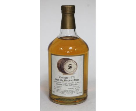 Caol Ila Vintage 1976 19 year old single malt Scotch whisky, limited edition number 48/292, cask number 8067, 70cl, 60.8% vol