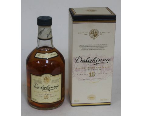 Dalwhinnie 15 year old single malt Scotch whisky, 70cl, 43% vol. 