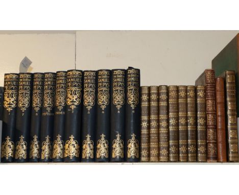 Pepys (Samuel) The Diary of Samuel Pepys, 1920, Bell, ten volumes, original cloth; Cleishbotham (Jedediah), Tales of my Landl