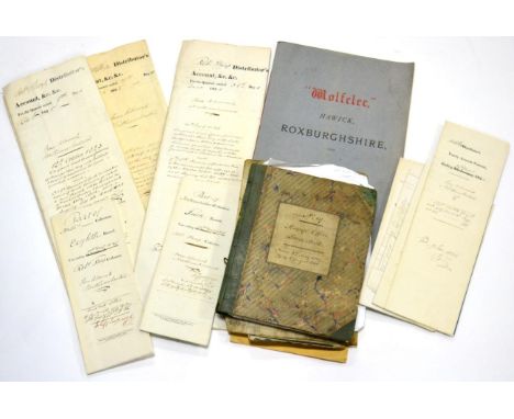 Alnwick Stamp Office A copy letter book from Alnwick Stamp Office, May 1837 to August 1843, copy book of manuscript letters, 