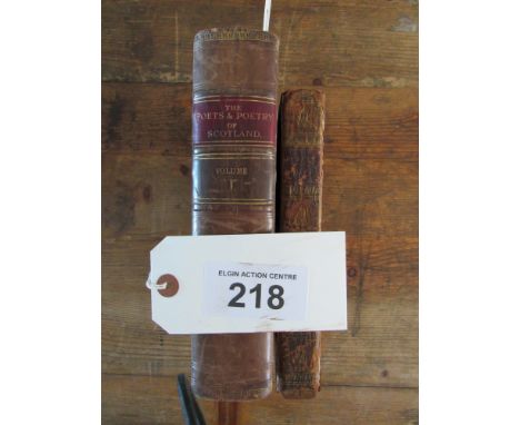  Sale Item:    BURNS BOOK & POEMS POETRY SCOTLAND BOOK (AF)  Vat Status:   No Vat   Buyers Premium:  This lot is subject to a