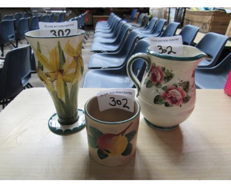  Sale Item:    WEMYSS VASE & JUG (AF)   Vat Status:   No Vat   Buyers Premium:  This lot is subject to a Buyers Premium of 15