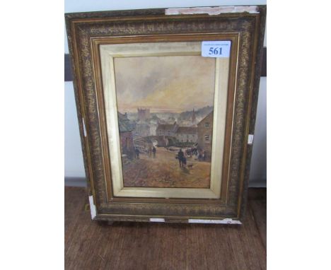  Sale Item:    OIL PAINTING STREET SCENE A CARLYLE BELL 1932 (AF)  Vat Status:   No Vat   Buyers Premium:  This lot is subjec