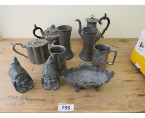  Sale Item:    BOX PEWTER WARE (AF)   Vat Status:   No Vat   Buyers Premium:  This lot is subject to a Buyers Premium of 15% 