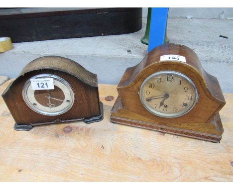  Sale Item:    2 MANTLE CLOCKS (AF)   Vat Status:   No Vat   Buyers Premium:  This lot is subject to a Buyers Premium of 15% 