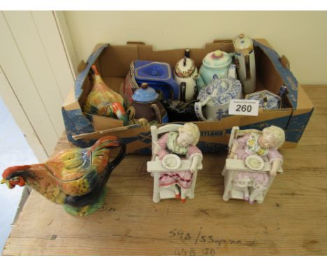  Sale Item:    BOX TEAPOTS (AF)   Vat Status:   No Vat   Buyers Premium:  This lot is subject to a Buyers Premium of 15% + Va