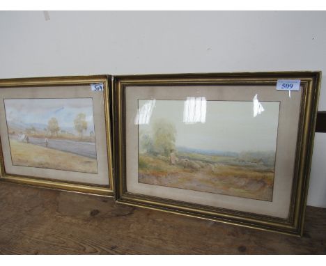  Sale Item:    2 PICTURES FARMING SCENES 1902 DD  Vat Status:   No Vat   Buyers Premium:  This lot is subject to a Buyers Pre