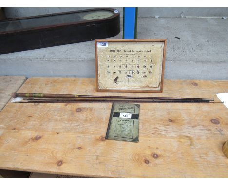  Sale Item:    HARDY BROS FISHING ROD FLY CHART LABEL MACHINE & BOOK WORLD (AF)  Vat Status:   No Vat   Buyers Premium:  This