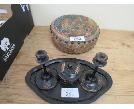  Sale Item:    DRESSING TABLE SET & DRUM (AF)   Vat Status:   No Vat   Buyers Premium:  This lot is subject to a Buyers Premi