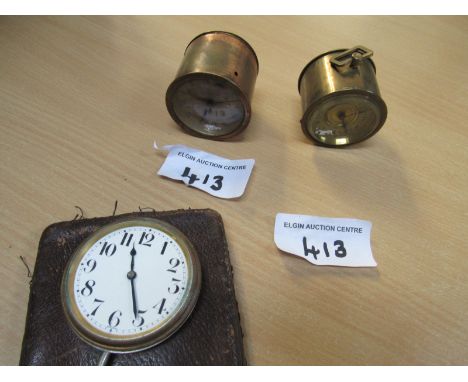  Sale Item:    2 SMALL CLOCKS & TRAVEL CLOCK (AF)  Vat Status:   No Vat   Buyers Premium:  This lot is subject to a Buyers Pr