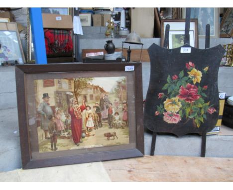  Sale Item:    FLORAL SCENE & PICTURE THE STROLLING JUGGLER  Vat Status:   No Vat   Buyers Premium:  This lot is subject to a