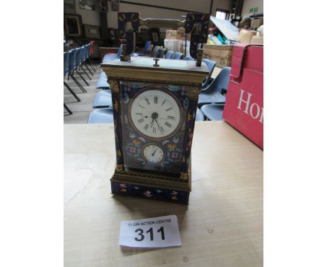  Sale Item:    CARRIAGE CLOCK   Vat Status:   No Vat   Buyers Premium:  This lot is subject to a Buyers Premium of 15% + Vat 