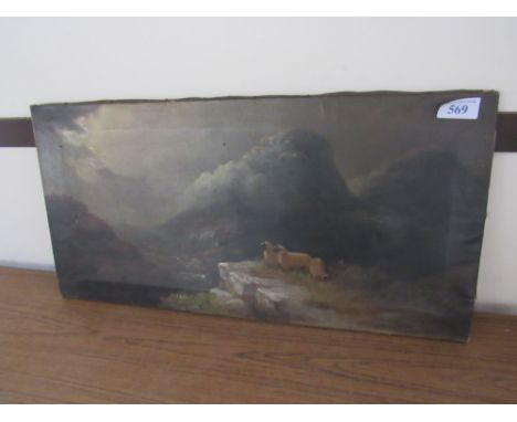  Sale Item:    OIL ON BOARD- SHEEP ON HILL (AF)   Vat Status:   No Vat   Buyers Premium:  This lot is subject to a Buyers Pre