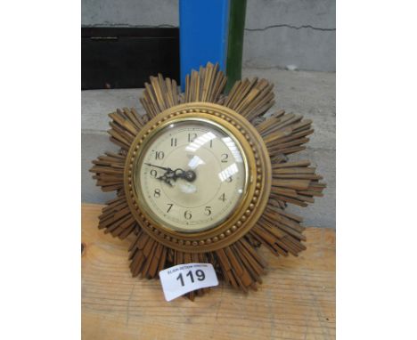  Sale Item:    SMITHS ELECTRIC WALL CLOCK   Vat Status:   No Vat   Buyers Premium:  This lot is subject to a Buyers Premium o