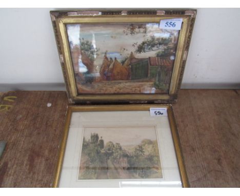  Sale Item:    2 PICTURES FARM SCENE J HECTOR 1886 & MILL SCENE SAM BOUGH (AF)  Vat Status:   No Vat   Buyers Premium:  This 