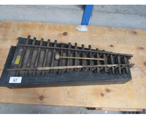  Sale Item:    BOXED XYLOPHONE (AF)   Vat Status:   No Vat   Buyers Premium:  This lot is subject to a Buyers Premium of 15% 
