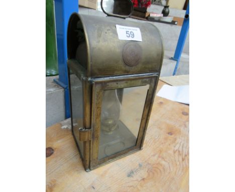  Sale Item:    MINERS LAMP GRIMSBY COAL SALT TANNING CO  Vat Status:   No Vat   Buyers Premium:  This lot is subject to a Buy