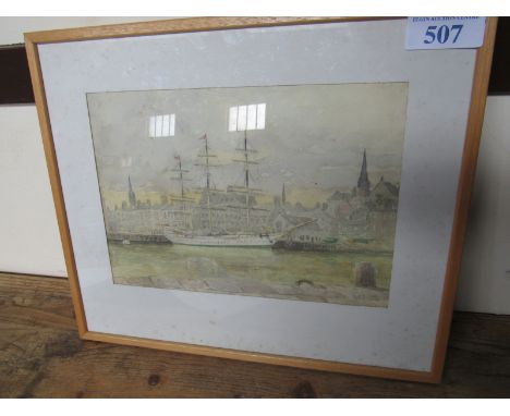  Sale Item:    PICTURE SAILING SHIP A EDGAR 1963  Vat Status:   No Vat   Buyers Premium:  This lot is subject to a Buyers Pre