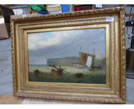  Sale Item:    OIL PAINTING HARBOUR SCENE W B WEBB 1829  Vat Status:   No Vat   Buyers Premium:  This lot is subject to a Buy