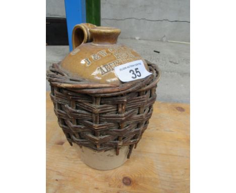  Sale Item:    FLAGON- J & W CALLANDER INSCH (AF)  Vat Status:   No Vat   Buyers Premium:  This lot is subject to a Buyers Pr