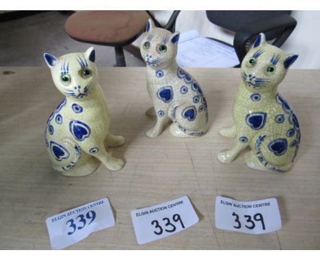  Sale Item:    3 CATS (AF)   Vat Status:   No Vat   Buyers Premium:  This lot is subject to a Buyers Premium of 15% + Vat @ 2