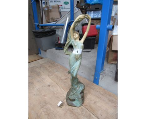  Sale Item:    DECO LADY LAMP   Vat Status:   No Vat   Buyers Premium:  This lot is subject to a Buyers Premium of 15% + Vat 