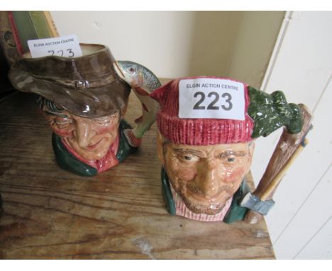  Sale Item:    2 DOULTON TOBY JUGS LUMBERJACK & THE POACHER  Vat Status:   No Vat   Buyers Premium:  This lot is subject to a