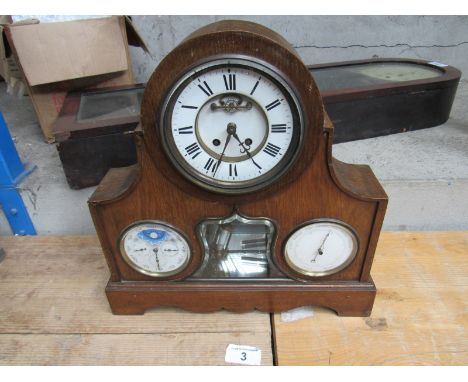 Sale Item:    CLOCK BAROMETER   Vat Status:   No Vat   Buyers Premium:  This lot is subject to a Buyers Premium of 15% + Vat