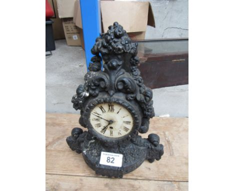  Sale Item:    METAL CLOCK (AF)   Vat Status:   No Vat   Buyers Premium:  This lot is subject to a Buyers Premium of 15% + Va