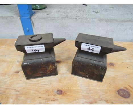  Sale Item:    2 BISCUIT TINS MCFARLANE LANG & ANVIL SHAPE  Vat Status:   No Vat   Buyers Premium:  This lot is subject to a 