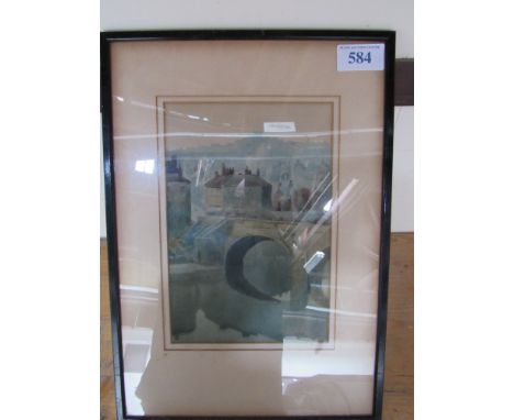  Sale Item:    W C PAINTING EVENING DURHAM BY MISS M WATT  Vat Status:   No Vat   Buyers Premium:  This lot is subject to a B