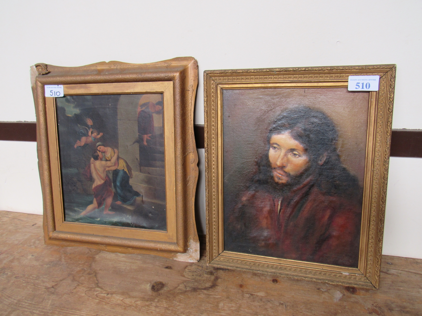 Sale Item: 2 OIL PAINTINGS (AF) Vat Status: No Vat Buyers Premium: This