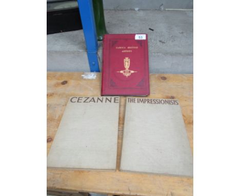  Sale Item:    3 BOOKS INCL FAMOUS BRITISH ARTISTS (AF)  Vat Status:   No Vat   Buyers Premium:  This lot is subject to a Buy