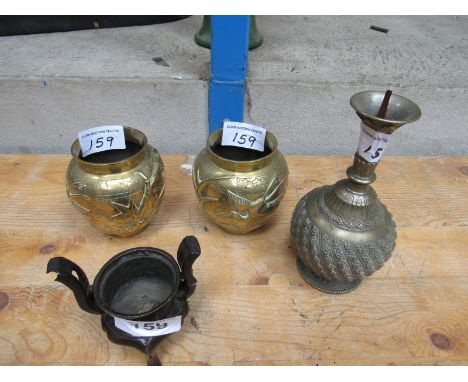 Sale Item:    4 ORIENTAL POTS (AF)   Vat Status:   No Vat   Buyers Premium:  This lot is subject to a Buyers Premium of 15% 