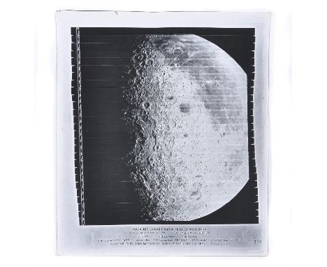 
	
		A large-format vintage gelatin silver print, medium resolution, numbered IV-173M, captioned in margins:
		'NASA-LRC LUNA