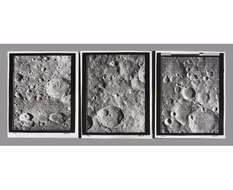 
	
		A set of three large-format vintage gelatin silver prints, high resolution images, numbered NASA LRC  III-34 H1, H2 and 