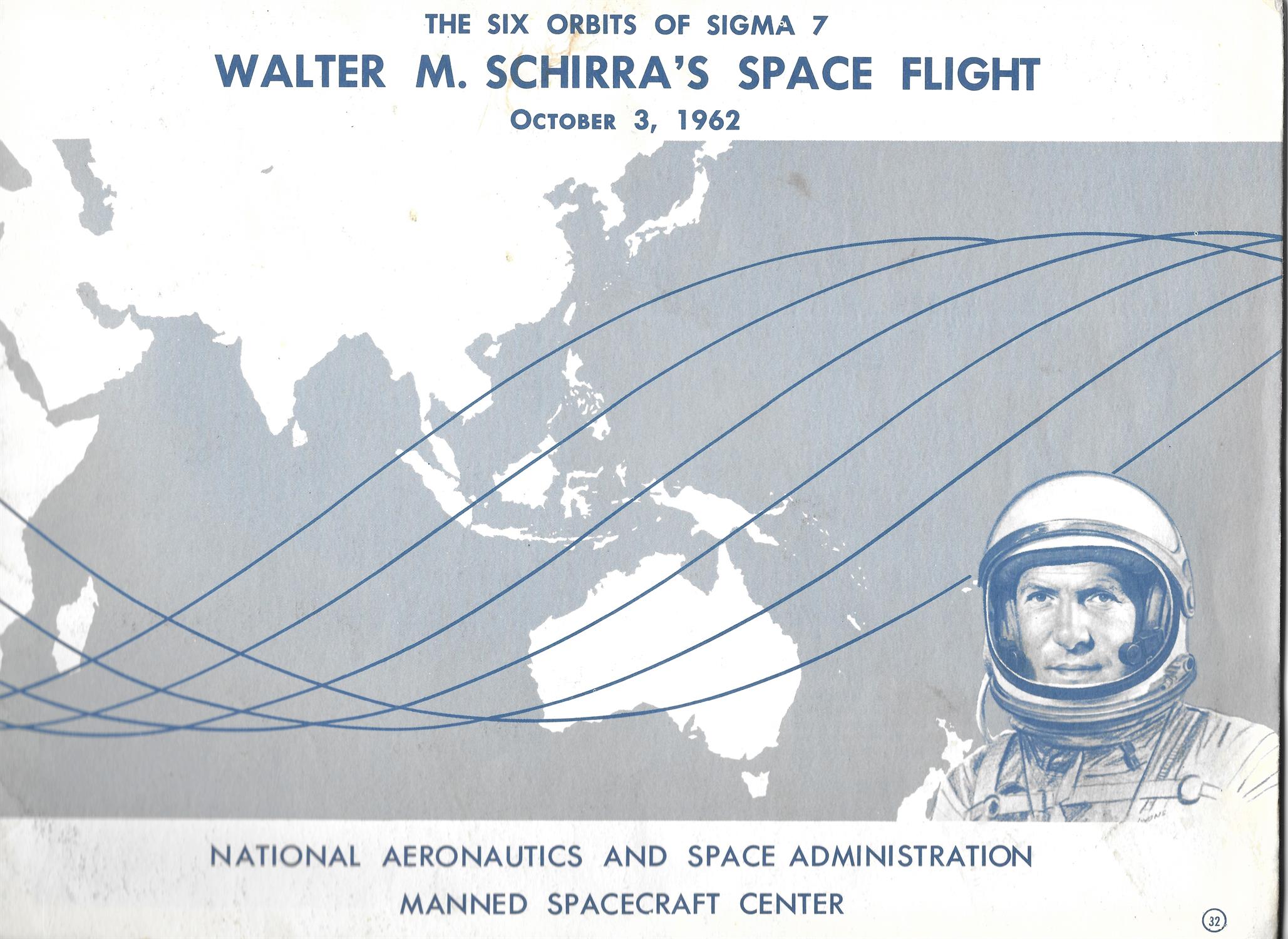 A collection of vintage publications and press kits related to the NASA's Mercury programme,