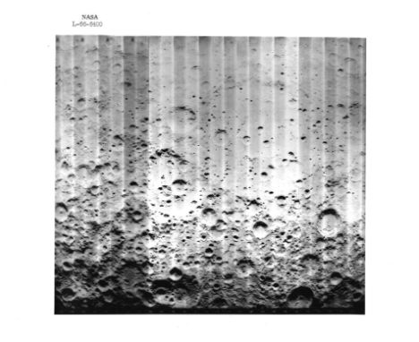 
	
		Eleven items related to lunar photography from the first mission of the Orbiter.
		Ten NASA press photographs, gelatin s