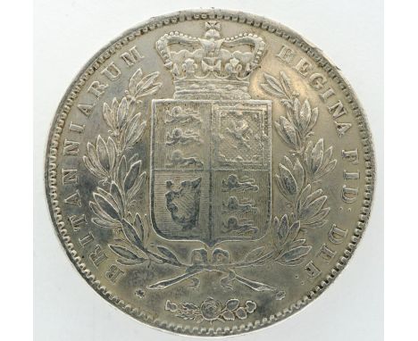 1845 sterling silver crown of Queen Victoria. P&amp;P Group 0 (£5+VAT for the first lot and £1+VAT for subsequent lots) 